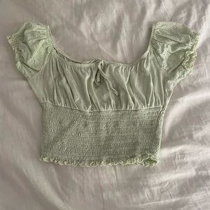 Pacsun Green Crop Top - Size Small